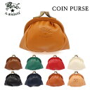 イル ビゾンテ 二つ折り財布 レディース IL BISONTE イルビゾンテ COIN PURSE コインパース SCP016 コインケース PV0001 がま口 財布 本革『送料無料（一部地域除く）』