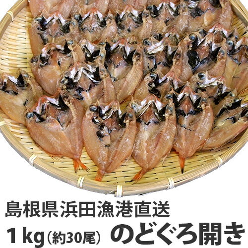 島根県浜田漁港直送 のどぐろ開き 1kg(約30尾)【代引不可】のサムネイル