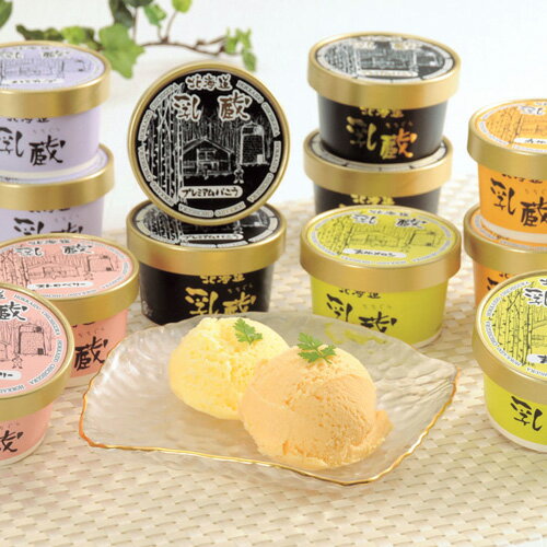乳蔵 アイスクリーム 北海道乳蔵アイスクリーム 12個入【代引不可】