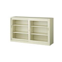 『当店人気商品』引き違い書庫(ガラス戸)(W1515×D400×H880mm) G-53SG『代引不可』『送料無料(一部地域除く)』