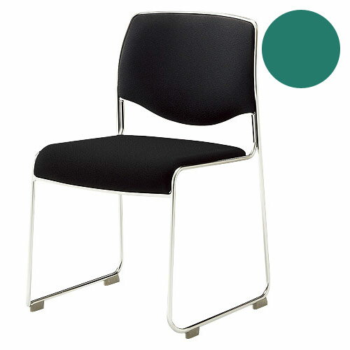 『受注生産品』 ミーティングチェア エリアス（布地）グリーン CDMC10SJN23『代引不可』『送料無料（一部地域除く）』