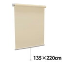 【高品質&高機能】 規格品『ティオリオ』 ロールスクリーン 無地防炎 135×220 TR-3137 シナモン【代引不可】【送料無料(一部地域除く)】