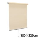 【高品質&高機能】 規格品『ティオリオ』 ロールスクリーン 無地防炎 180×220 TR-3165 アプリコット【代引不可】【送料無料(一部地域除く)】