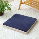 イケヒコ mou(ムー) シート もちもち クッション 40×40cm ネイビー MOU4040【代引不可】