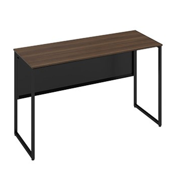 オカムラ ソリスト ホームデスク ブラック脚 W1200×D450×H720mm メラミン天板 プライズウッドダーク 8T..