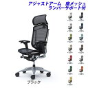 『ポイント10倍』『受注生産品』 オカムラ チェア コンテッサ セコンダ エクストラハイバック シルバーフレーム ブラックボディ 座メッシュ 可動肘 ランバーサポート付 CC85GS『代引不可』『送料無料(一部地域除く)』