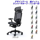 『ポイント10倍』『受注生産品』 オカムラ チェア コンテッサ セコンダ エクストラハイバック ブラックフレーム ブラックボディ 座メッシュ 固定肘 ランバーサポート付 ハンガー付 CC46MS『代引不可』『送料無料(一部地域除く)』