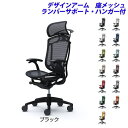 『期間限定ポイント5倍』『受注生産品』 オカムラ チェア コンテッサ セコンダ エクストラハイバック ブラックフレーム ブラックボディ 座メッシュ 固定肘 ランバーサポート付 ハンガー付 CC46MS 『代引不可』『送料無料（一部地域除く）』