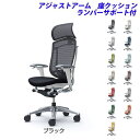 『ポイント10倍』『受注生産品』 オカムラ チェア コンテッサ セコンダ エクストラハイバック ポリッシュフレーム ホワイトボディ 座クッション 可動肘 ランバ...