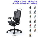 『ポイント10倍』『受注生産品』 オカムラ チェア コンテッサ セコンダ ハイバック ブラックフレーム ブラックボディ 座メッシュ 固定肘 ランバーサポート付 ハンガー付 CC42MS『代引不可』『送料無料(一部地域除く)』