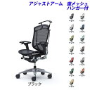 『ポイント10倍』『受注生産品』 オカムラ チェア コンテッサ セコンダ ハイバック ポリッシュフレーム ブラックボディ 座メッシュ 可動肘 ハンガー付 CC82BR『代引不可』『送料無料(一部地域除く)』