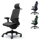 『受注生産品』 オカムラ オフィスチェア スフィア EXハイバック ブラックボディ 固定肘 座調節有 ハンガー付 ホローウレタンキャスター インターロック CT...