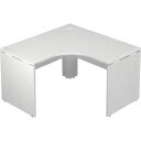 Garage 木製パソコンデスク AFデスク L型 幅120cm 奥行き120cm AF-1212LH 白 【代引不可】【送料無料(一部地域除く)】