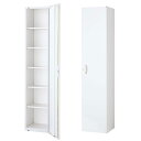 生興 クウォール システム収納庫 片開き書庫 すきま書庫 W450×D450×H2100 RW45-21H45『代引不可』『送料無料(一部地域除く)』