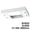 『受注生産品』生興 クウォール システム収納庫 W600上部カバー W600×D400×H155〜290 RW4-TKH60『代引不可』『送料無料(一部地域除く...
