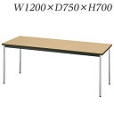 ライオン事務器 ミーティング用テーブル RTタイプ クロームメッキ脚 W1200×D750×H700mm RT-1275N【代引不可】【送料無料(一部地域除く)...