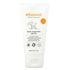 エルバビーバ チルドレンサンスクリーン SPF30 75g / erbaviva オーガニックコスメ 子供用 日焼け止め ベビーサンスクリーン