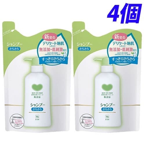 カウブランド 無添加シャンプー さらさら 詰替 380ml×4個のサムネイル