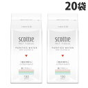 スコッティ ウェットティシュー つめかえ用 130枚×20袋 【送料無料（一部地域除く）】