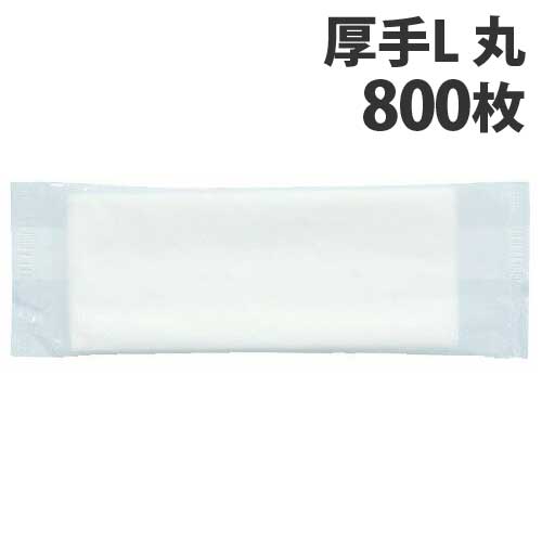 大黒工業 フレッシュメイト メッシュ 紙タイプ おしぼり 厚手L 無地 丸 800枚 衛生 おしぼり お手拭き 紙タオル おしぼりタオル『送料無料（一部地域除く）』