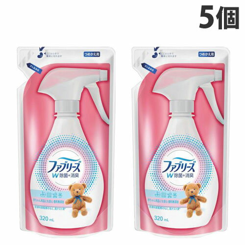 P&G 香料無添加ファブリーズ つめかえ用 320ml×5個