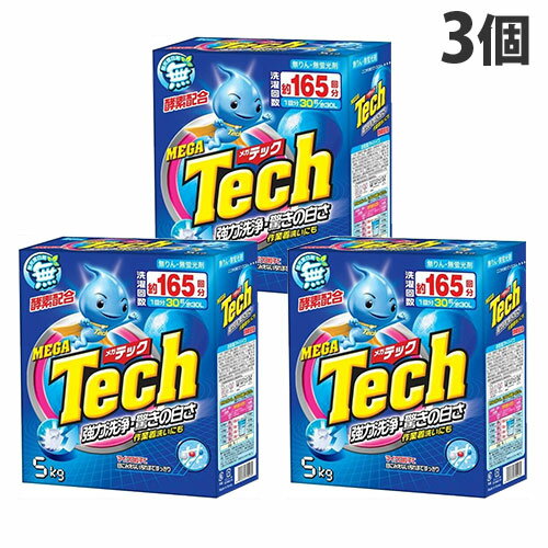 洗濯洗剤 業務用 5kg×3個 メガテック『送料無料（一部地域除く）』
