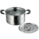 カクセー 四季彩 IH対応 兼用蒸し鍋 22cm FSC-03 料理器具 料理用品 調理器具 ガス&IH対応 両用『送料無料(一部地域除く)』