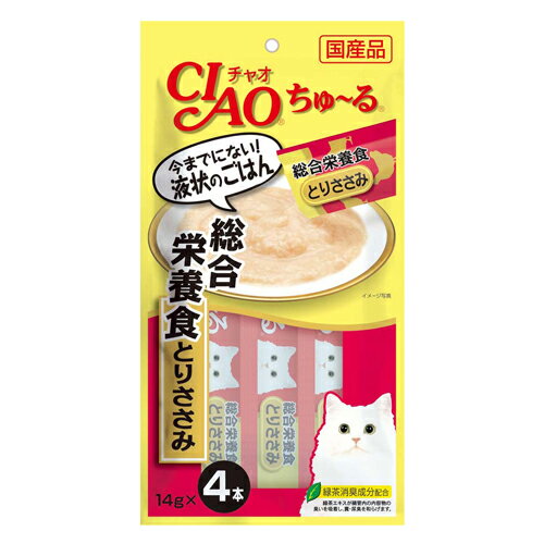 いなば CIAO チャオ ちゅ〜る 総合栄養食 とりささみ 14g×4本 SC-148 国産