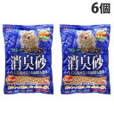 ジェックス ラビレット ヒノキア消臭砂 6.5L×6個 天然抗菌 消臭成分配合 ウサギ ハリネズミ フェレット 小動物 トイレ砂 木製 流せる ヒノキ 消臭 抗...