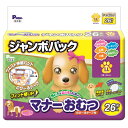 犬 おむつ 男の子&女の子のためのマナーおむつ のび~るテ-プ付き ジャンボパック L 42枚×6袋