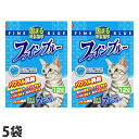 常陸化工 ファインブルー 色が変わる紙製猫砂 12L 5袋 猫砂 猫用 猫用トイレ 猫のトイレ ねこ砂 紙製 紙製猫砂 送料無料 一部地域除く 