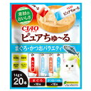 いなば CIAO ピュアちゅ〜る まぐろかつお バラエティ 14g×20本入 TSC-216 ペットフード ペット キャットフード 猫用おやつ おやつ オヤツ