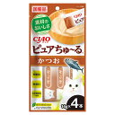 『期間限定 ポイント10倍』いなば CIAO ピュアちゅ〜る かつお 14g 4本 ちゅ〜る ちゅーる
