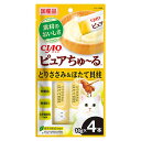 『期間限定 ポイント10倍』いなば CIAO ピュアちゅ〜る ささみ&ほたて貝柱 14g 4本 ちゅ〜る ちゅーる