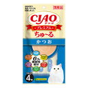 『期間限定 ポイント10倍』いなば CIAO プレミアムちゅ〜る かつお 14g 4本 ちゅ〜る ちゅーる