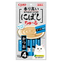 『期間限定 ポイント10倍』いなば にぼしちゅ〜る かつお煮干入り 14g 4本 ちゅ〜る ちゅーる