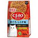 『ポイント10倍』いなば CIAO クランキー まぐろ・しらす味 本格かつおだし 700g P-454