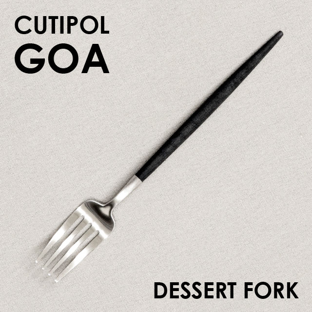 Cutipol N`|[ GOA Black SA ubN Dessert fork fU[gtH[N tH[N Jg[ H }bg XeX v[g Mtg