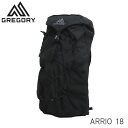GREGORY グレゴリー バックパック ARRIO アリオ 18 18L フレームブラック 1369737409 リュック リュックサック 鞄 カバン アウト...