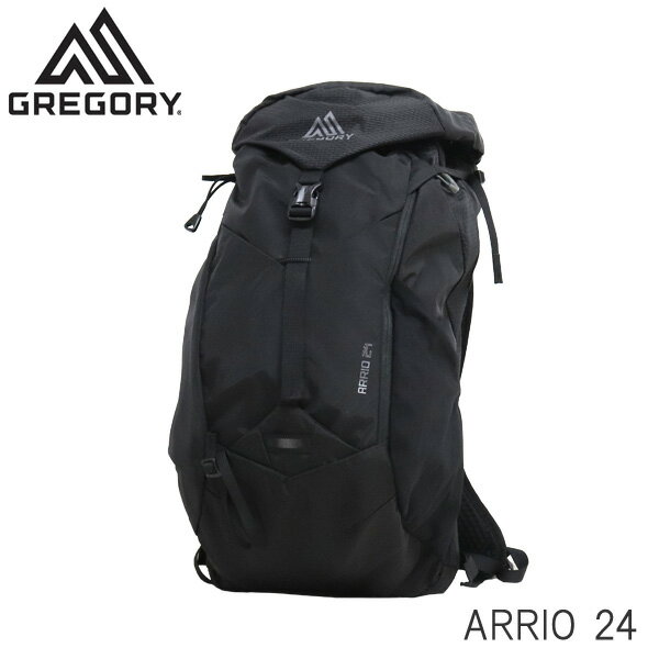 GREGORY グレゴリー バックパック ARRIO アリオ 24 24L フレームブラック 1369747409 リュック リュックサック 鞄 カバン アウトドア『送料無料（一部地域除く）』