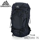 GREGORY グレゴリー バックパック BALTORO バルトロ 75 75L M アラスカブルー 1425111002 リュックサック『送料無料（一部地域除く）』