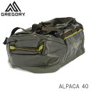 GREGORY グレゴリー バックパック ALPACA アルパカ 40 40L フィールグリーン 147897A182 ダッフルバッグ ボストンバッグ ボストン リュック バッグ『送料無料(一部地域除く)』