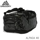 GREGORY グレゴリー バックパック ALPACA アルパカ 40 40L オブシディアンブラック 1478970413 ダッフルバッグ ボストンバッグ ボストン リュック『送料無料(一部地域除く)』