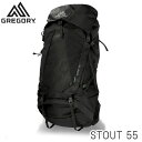 GREGORY グレゴリー バックパック STOUT スタウト 55 55L フォレストブラック 149380A266 リュックサック リュック バッグ アウト...