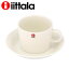 iittala イッタラ Teema ティーマ カップ＆ソーサー ホワイト