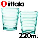 iittala イッタラ Aino Aalto アイノアアルト タンブラー 220ml ウォーターグリーン 2個セット