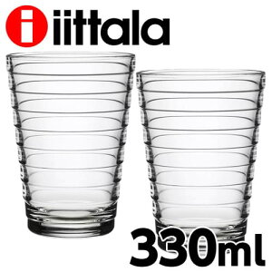 iittala イッタラ Aino Aalto アイノアアルト タンブラー 330ml クリア 2個セット