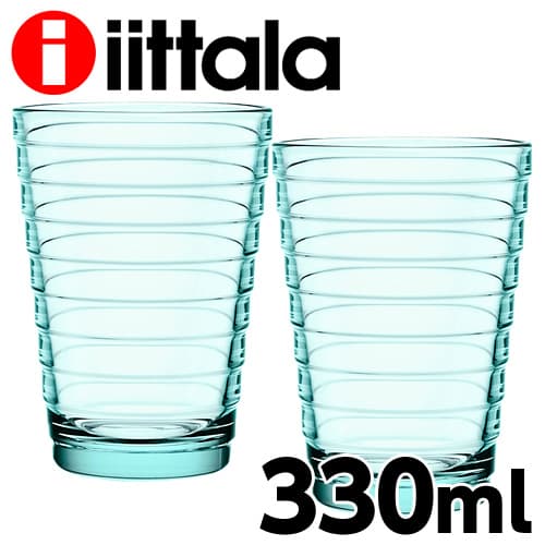 iittala イッタラ Aino Aalto アイノアアルト タンブラー 330ml ウォーターグリーン 2個セット