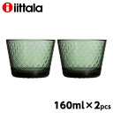 イッタラ ツンドラ グラス タンブラー 160ml パイングリーン ペア 2個セット iittala Tundra