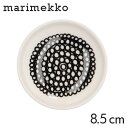 マリメッコ シイルトラプータルハ プレート 8.5cm ホワイト×ブラック Marimekko Siirtolapuutarha plate 食器 お皿 皿 北欧 北欧雑貨 雑貨